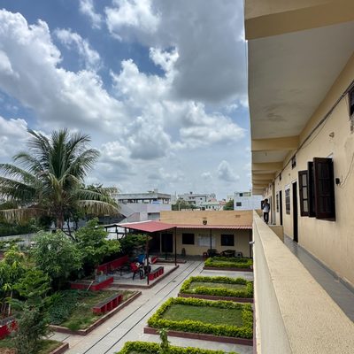 Hostel corridor